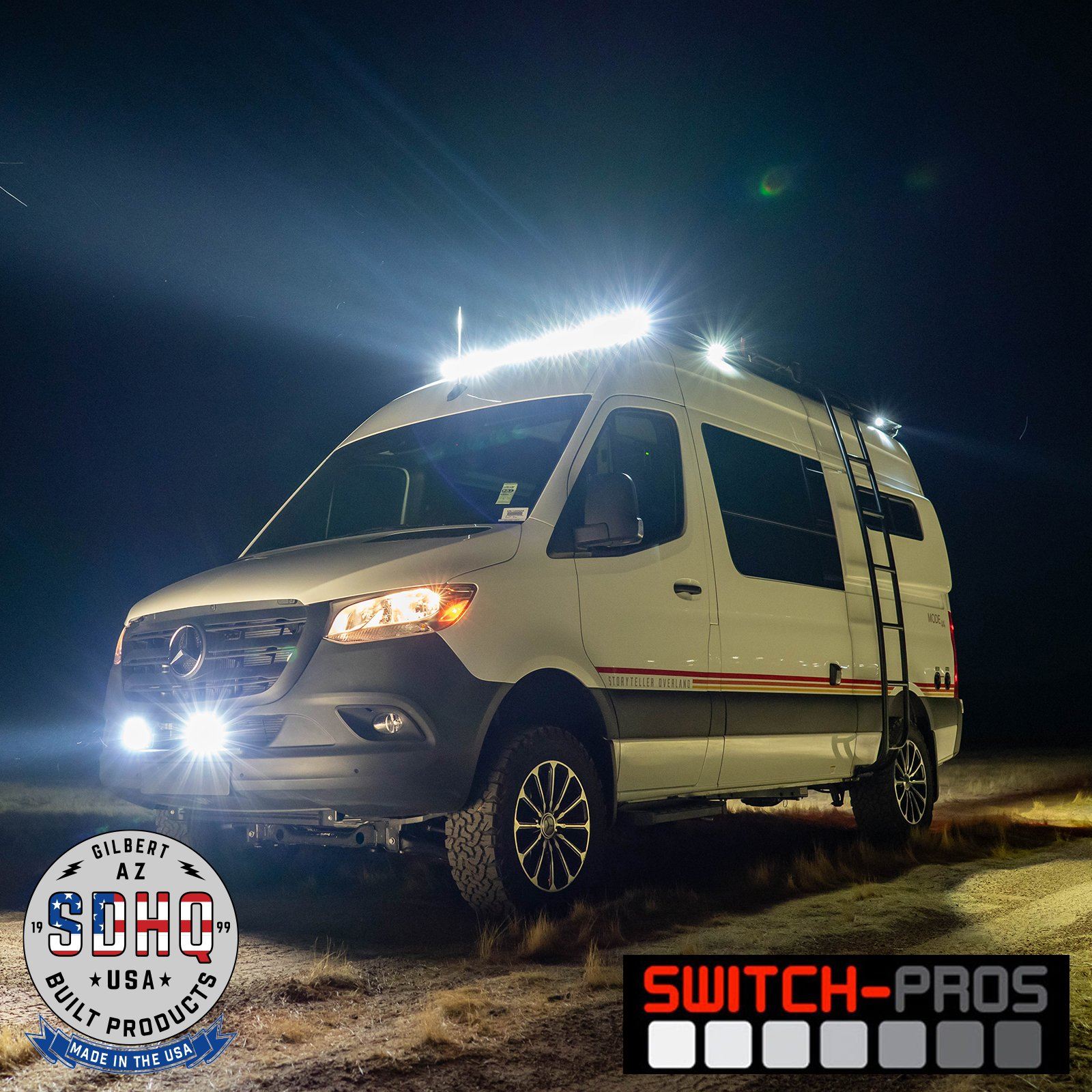 SDHQ Built Switch Pros Mount | Mercedes Sprinter