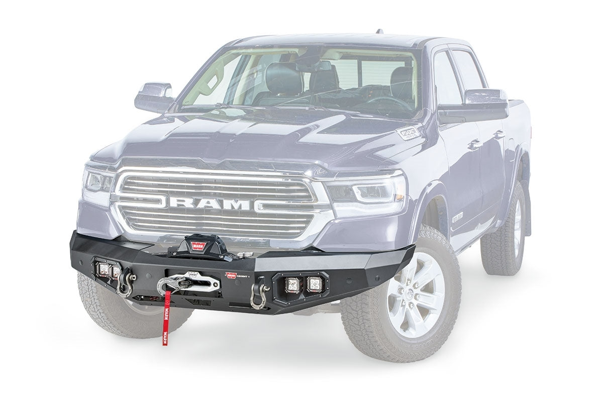 '19-24 Ram 1500 Warn Ascent Front Winch Bumper