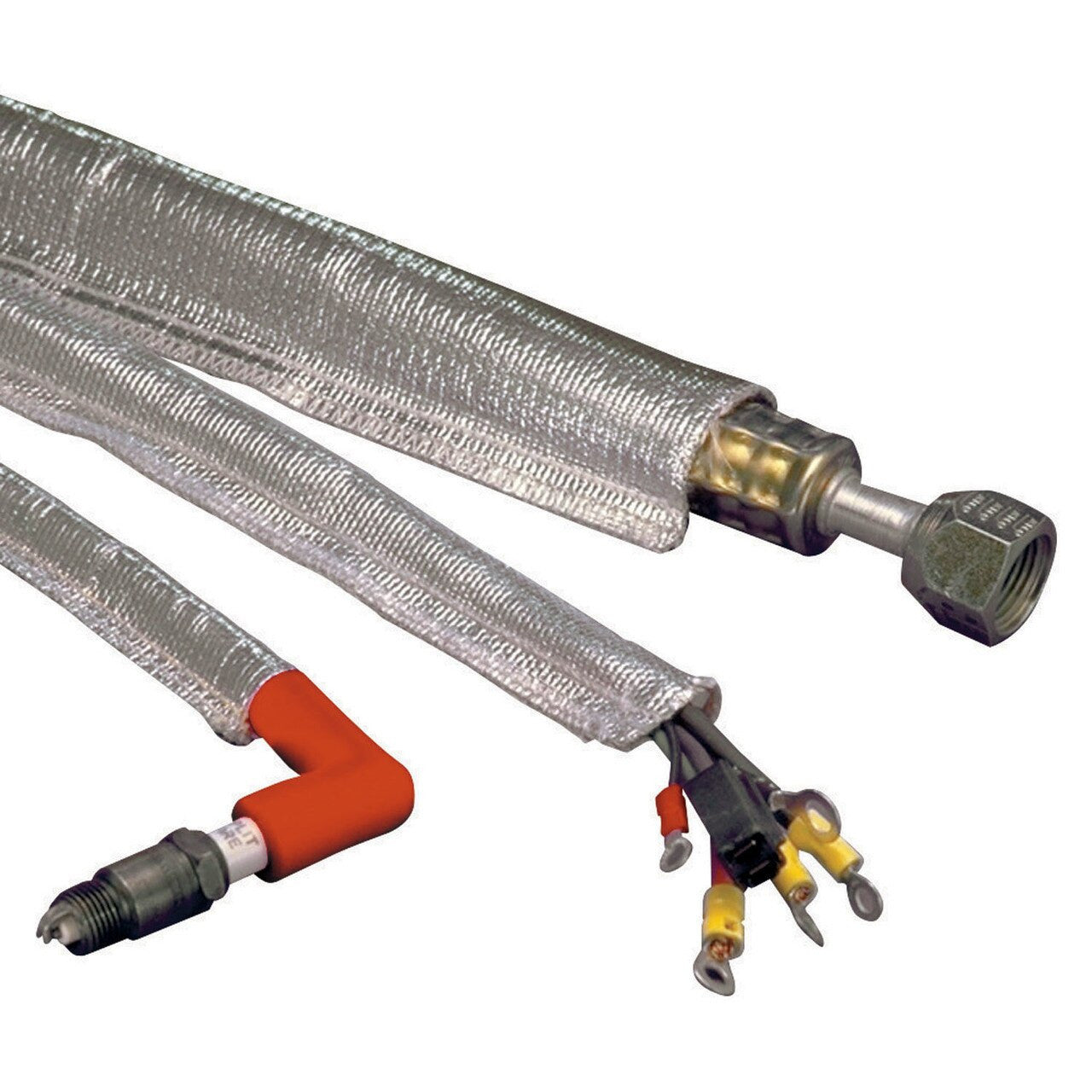 Heat Sheath™ Aluminized Sleeving - 3/4" x 50' Front View
