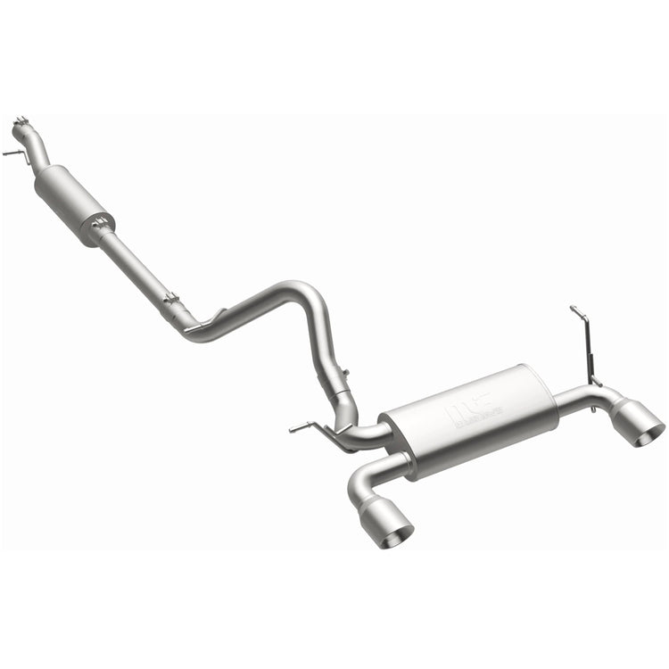 MagnaFlow Street Series Cat-Back Performance Exhaust System 19327 Front View