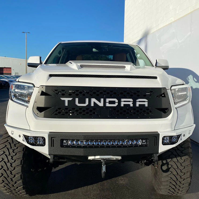 2014-2021 TOYOTA TUNDRA OCTANE FRONT WINCH BUMPER Front View