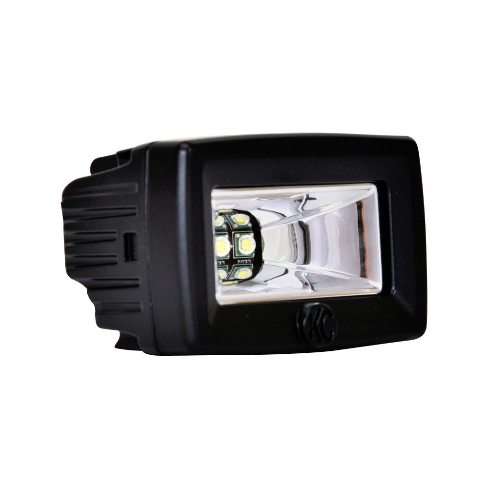 KC HiLites 2" C-Series C2 LED - 2-Light System - Backup - 20W Flood Beam
