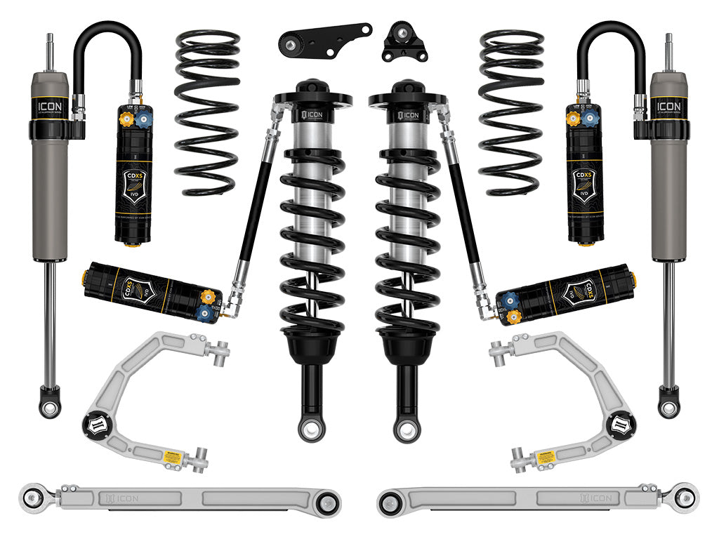 ICON 2024 Toyota Tacoma 1.25-3" Lift, Stage 9 Suspension System, Billet