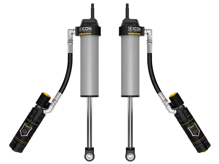 ICON 2017-2026 Ford F-250/F-350 Super Duty 4WD, 0-3” Lift, Front, V.S. 3.0 Series Shock Absorbers, Remote Reservoir w/ CDEV, Pair