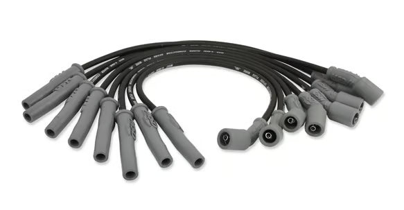 MSD Ford Raptor 6.2L V8 Black Wire Set Front View Black
