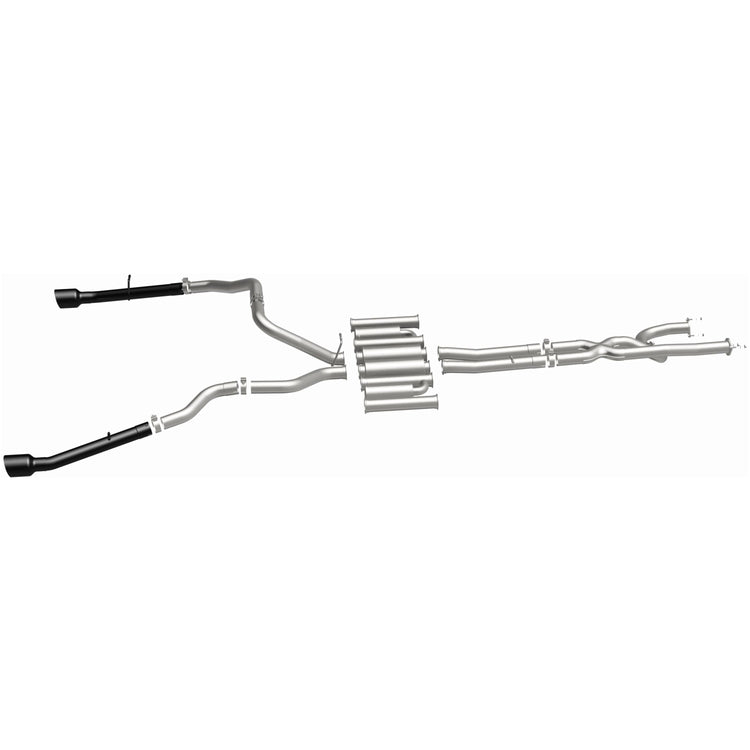 MagnaFlow 2021-2024 Ram 1500 xMOD Series Cat-Back Performance Exhaust System Front View