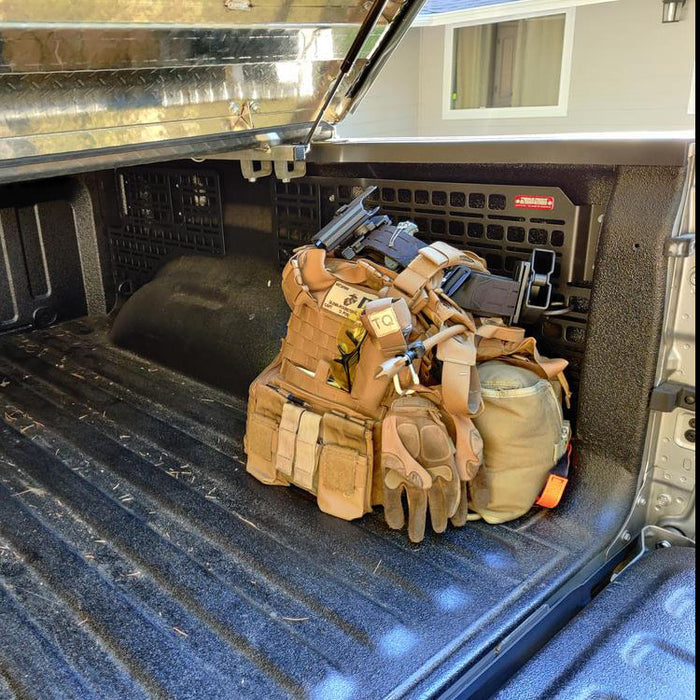 Bedside Rack MOLLE Panel System | RAM 1500 (2019+) Front View