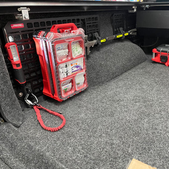 Bedside Rack MOLLE Panel System | RAM 1500 (2019+) Front View