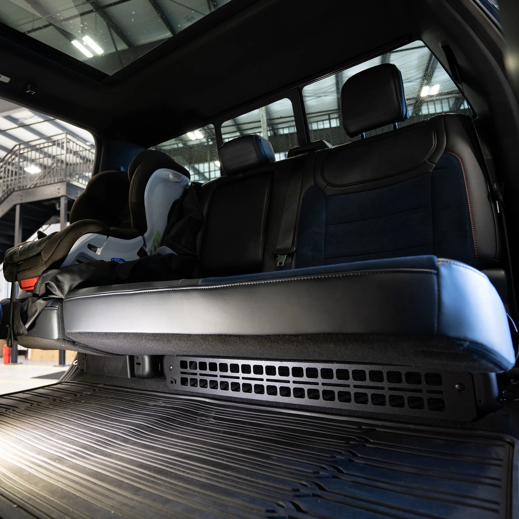 SEAT BOTTOM DIVIDER PANEL | 2015+ F-150 & RAPTOR & 2017+ SUPER DUTY Display in Vehicle