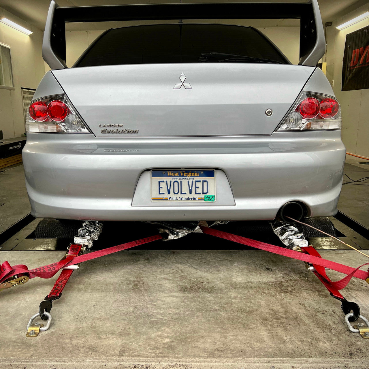 Dyno Strap Heat Guard Front View