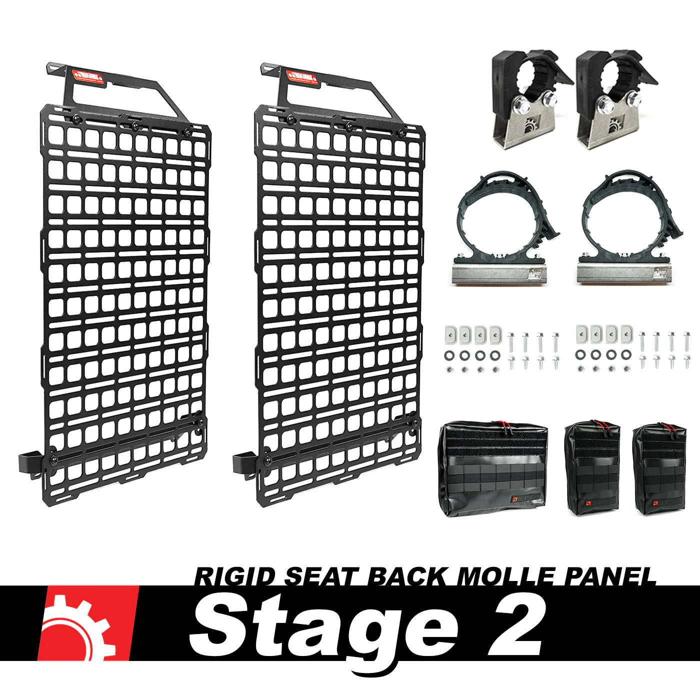 '21+ Tahoe/Suburban/Yukon/Yukon XL Seat Back Tech Plate MOLLE Kit