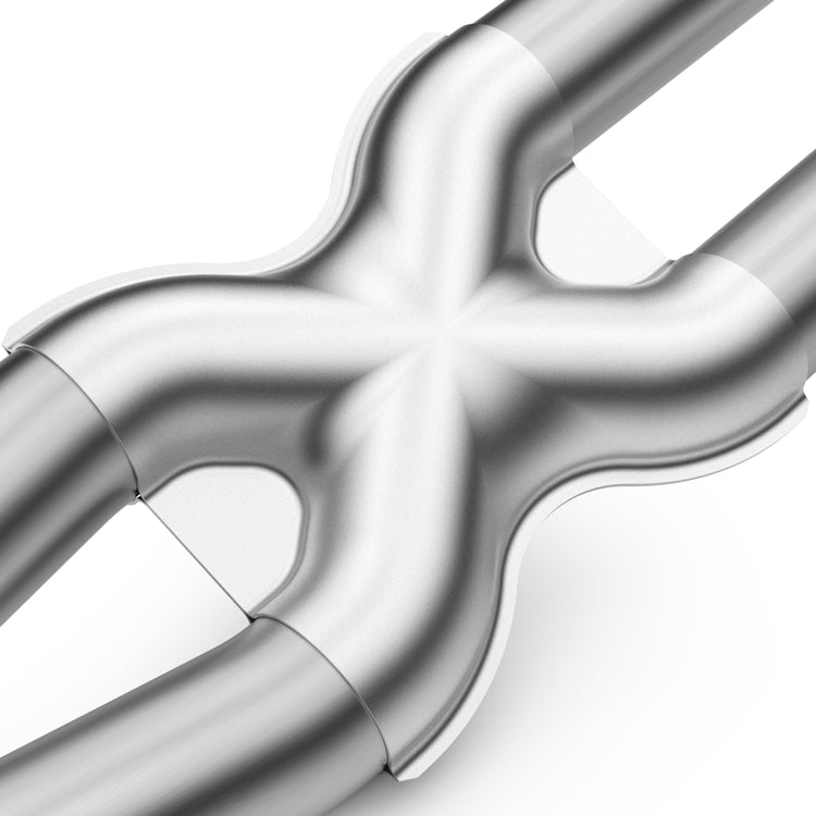 MagnaFlow 2021-2024 Ram 1500 xMOD Series Cat-Back Performance Exhaust System Front View