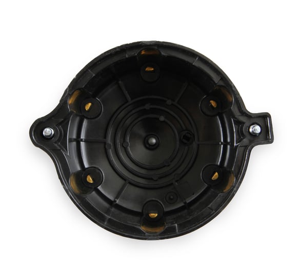 ACCEL Distributor Cap - Jeep 4.0L - Male - HEI Style - Black