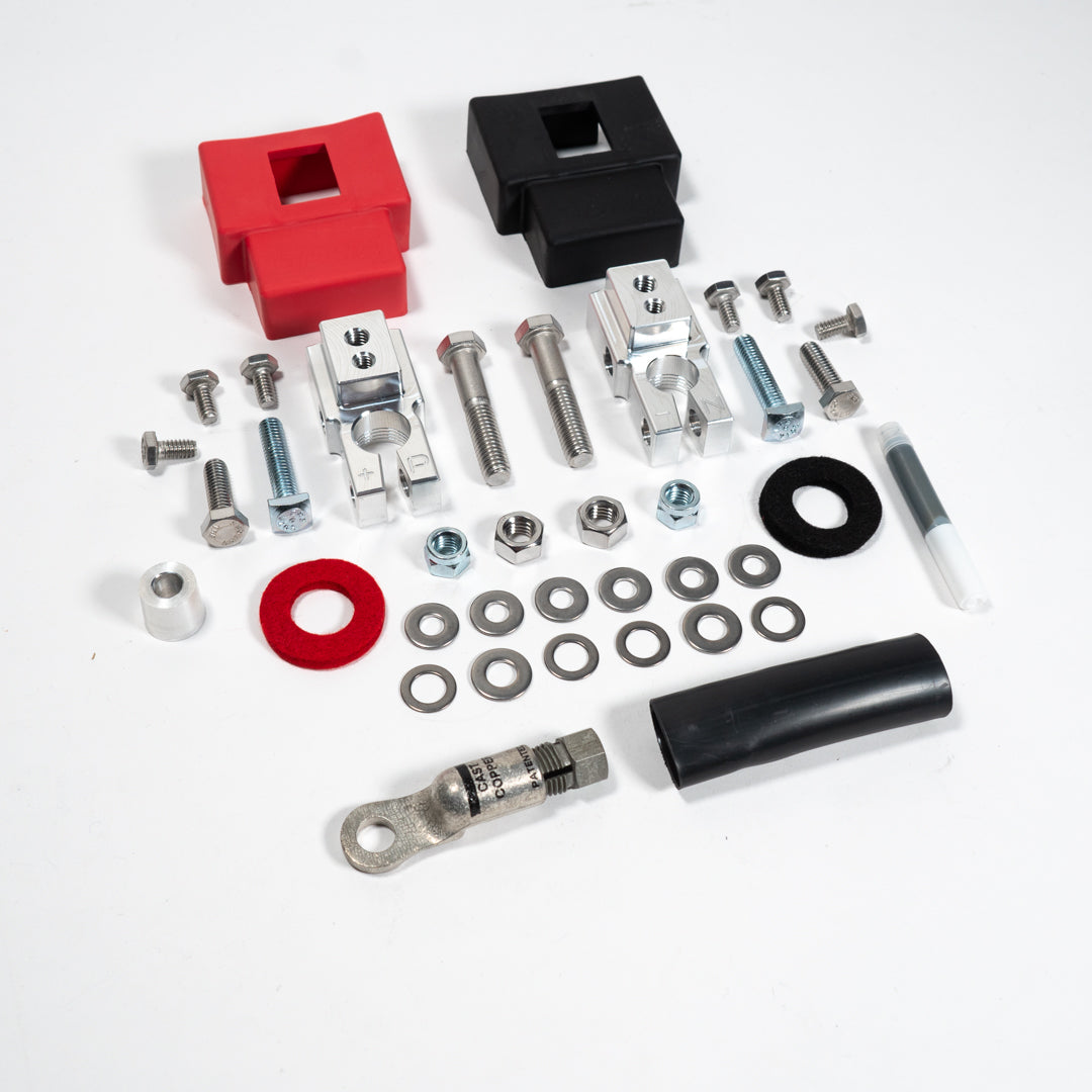 2015-2020 Ford F150/Raptor Complete Billet Battery Terminal Kit