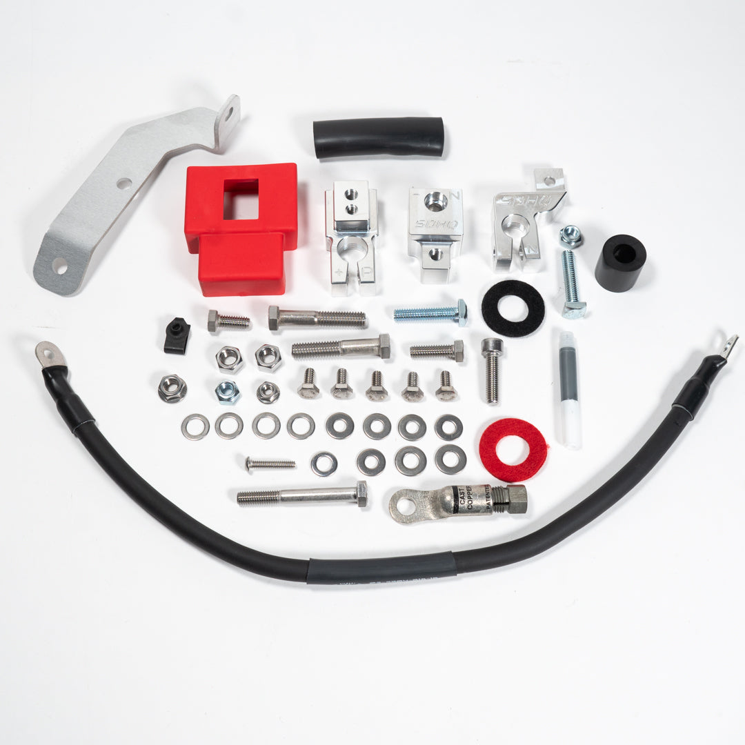 2015-2020 Ford F150/Raptor Complete Billet Battery Terminal Kit