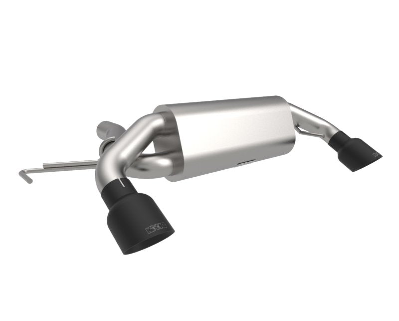 2-1/2" Stainless Steel Axle-Back Exhaust 2021+ Ford Bronco Front View
