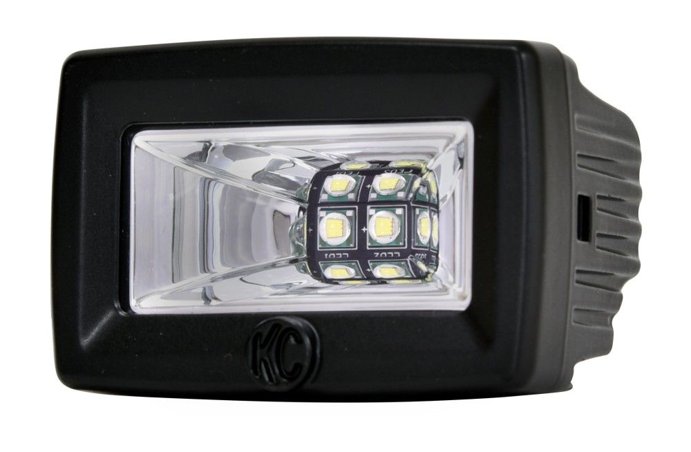 KC HiLites 2" C-Series C2 LED - Single Light - 20W Flood Beam