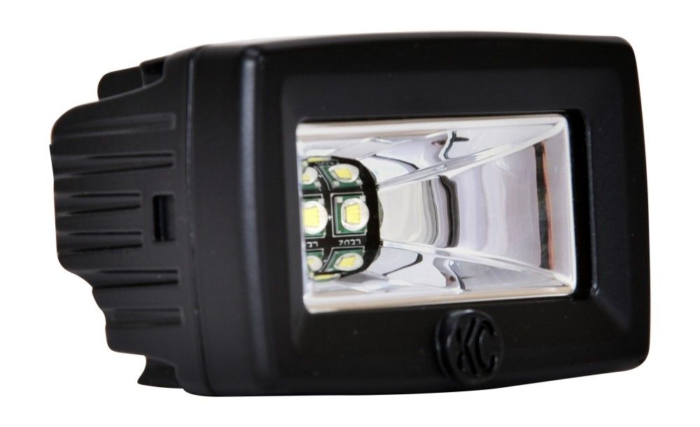 KC HiLites 2" C-Series C2 LED - Single Light - 20W Flood Beam