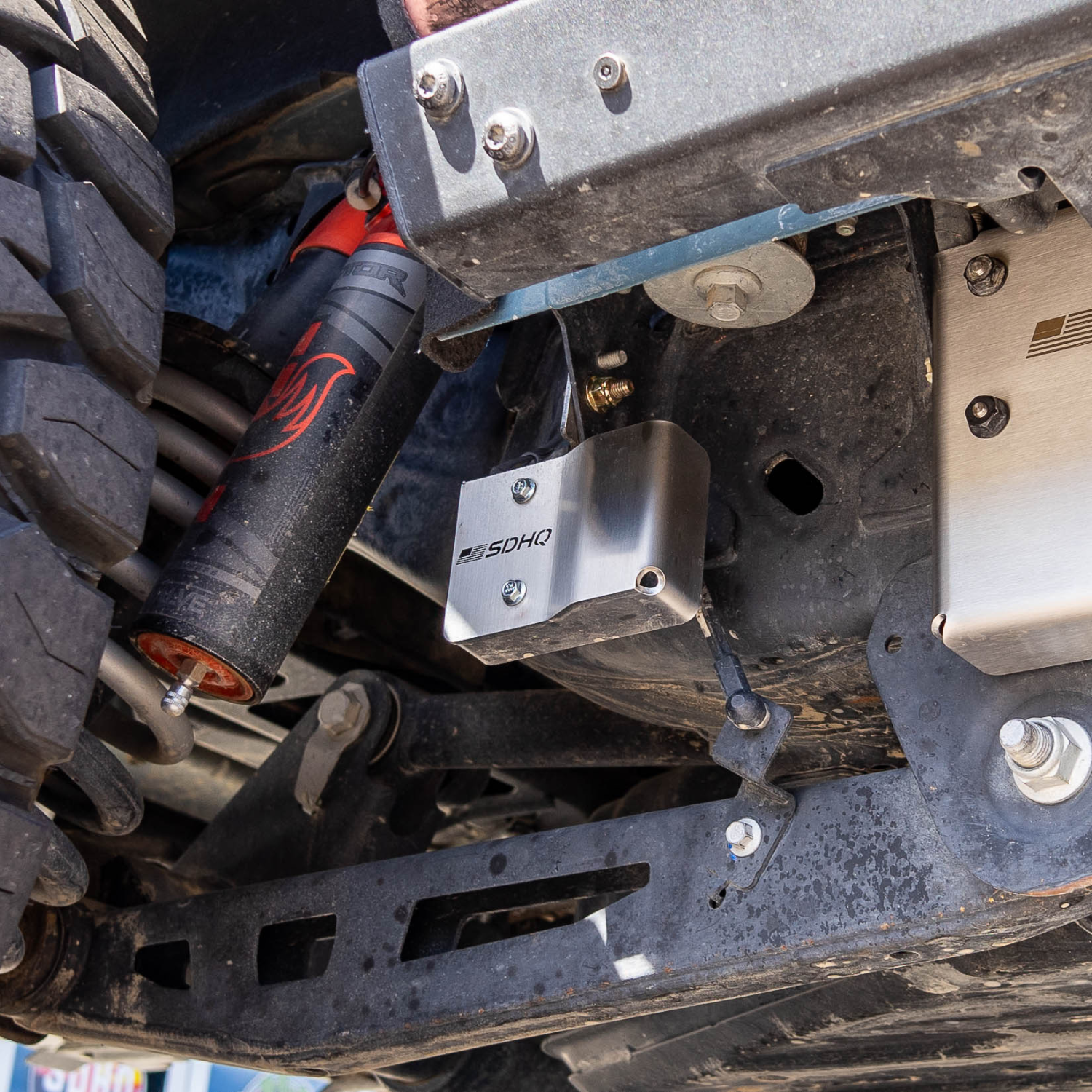 SDHQ Built 2022+ Bronco Raptor Trailing Arm Sensor Guards