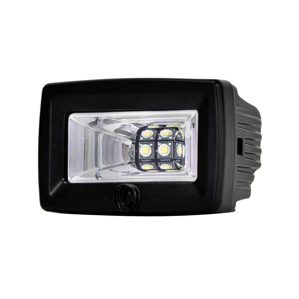 KC HiLites 2" C-Series C2 LED - Single Light - Backup - 20W Flood Beam