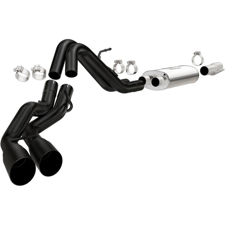 MagnaFlow 2010-2014 Ford F-150 Street Series Cat-Back Performance Exhaust System Front View