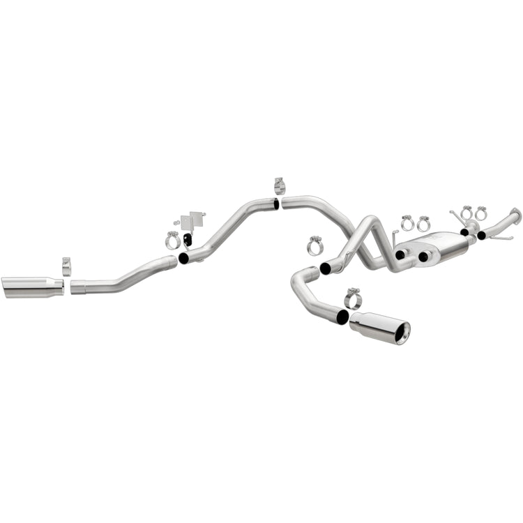 MagnaFlow 2009-2021 Toyota Tundra Street Series Cat-Back Performance Exhaust System Front View
