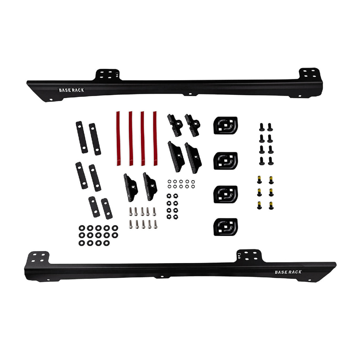BASE Rack Mount Kit and Deflector Front View