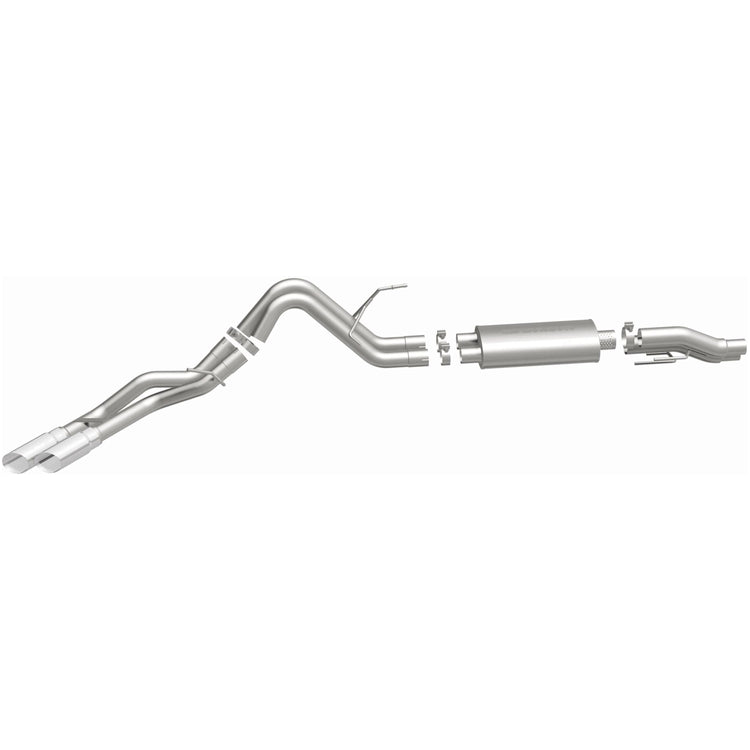 MagnaFlow 2011-2014 Ford F-150 Street Series Cat-Back Performance Exhaust System Front View