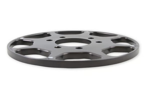 MSD Crank Trigger Wheel Kit - Flying Magnet - BBC - 8 in. Side View Black
