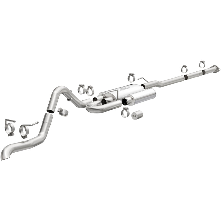 MagnaFlow 2005-2015 Toyota Tacoma Overland Series Cat-Back Performance Exhaust System Front View