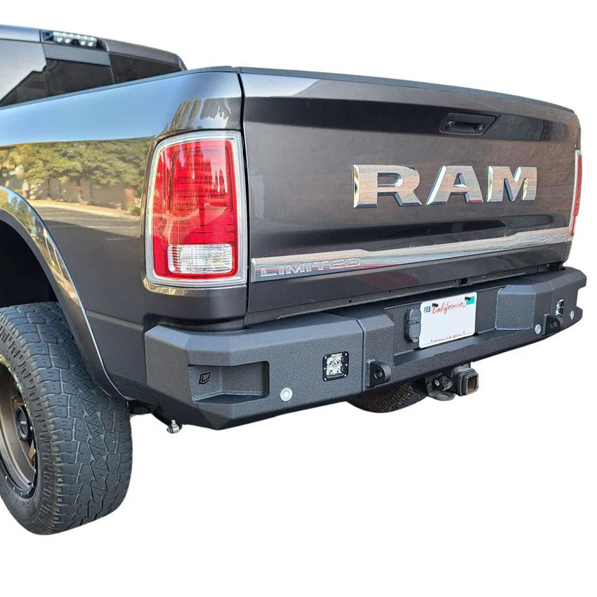 2010-2018 RAM 2500/3500 ATTITUDE SERIES REAR BUMPER Front View