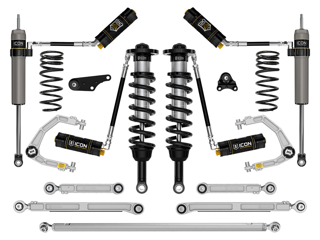 ICON 2024 Toyota Tacoma 1.25-3" Lift, Stage 11 Suspension System, Tubular UCA