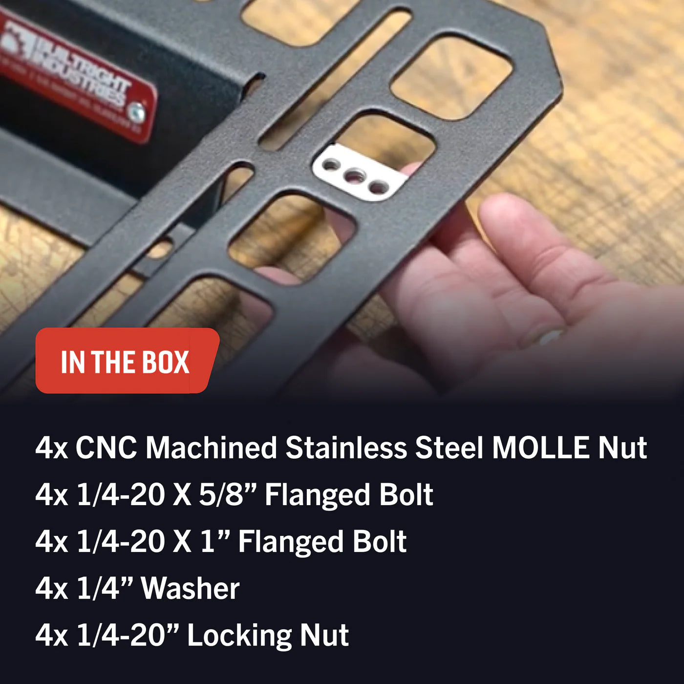 Molle Nuts | Threaded Molle/Pals Fastener Kit