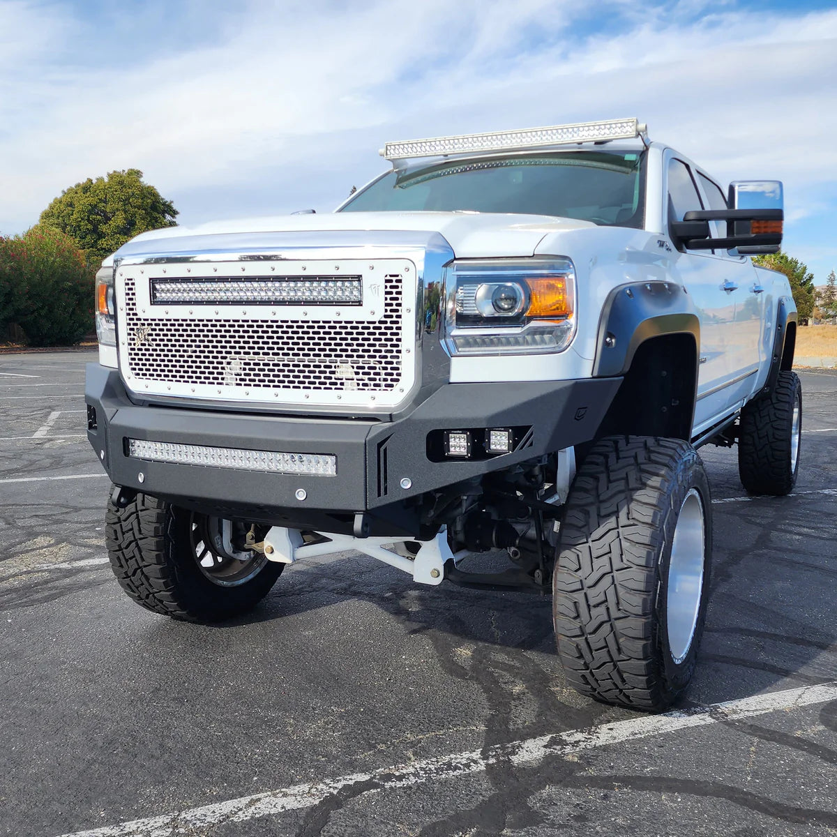 2015-2019 GMC 2500HD/3500HD OCTANE SERIES FRONT BUMPER Front View
