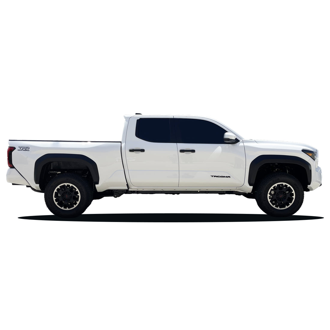 Radflo 2.5 Front Coilover Kit Toyota Tacoma 2024+ With Remote Reservoir And Compression Adjuster Extended For Use With Aftermarket Upper Control Arms 2.5″ Lift