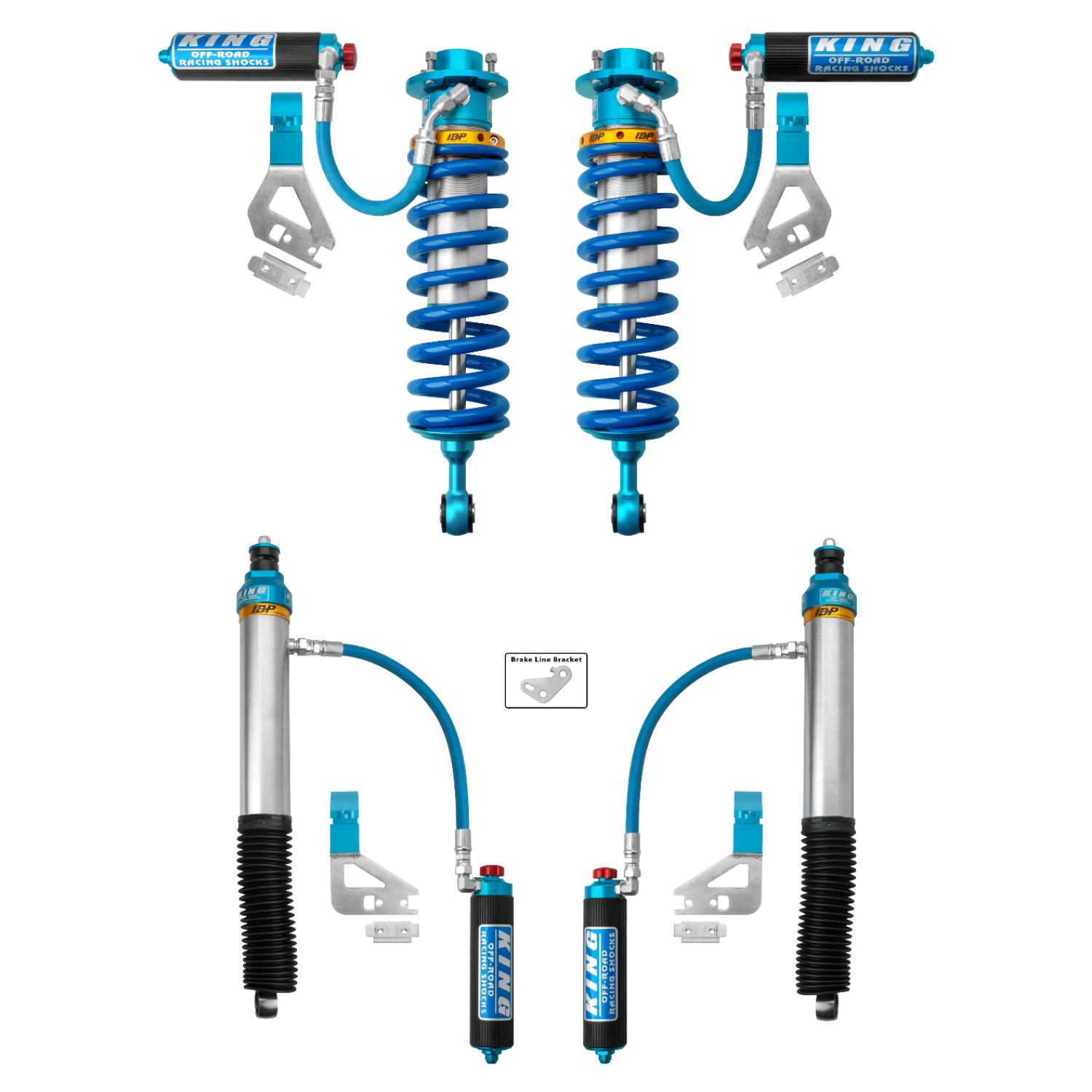 2022+ Toyota Tundra King 3.0 Shock Package Front View