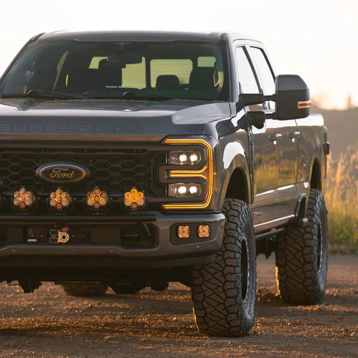 23-26 Ford Super Duty NOVA-Series LED Projector Headlights Alpha-Black
