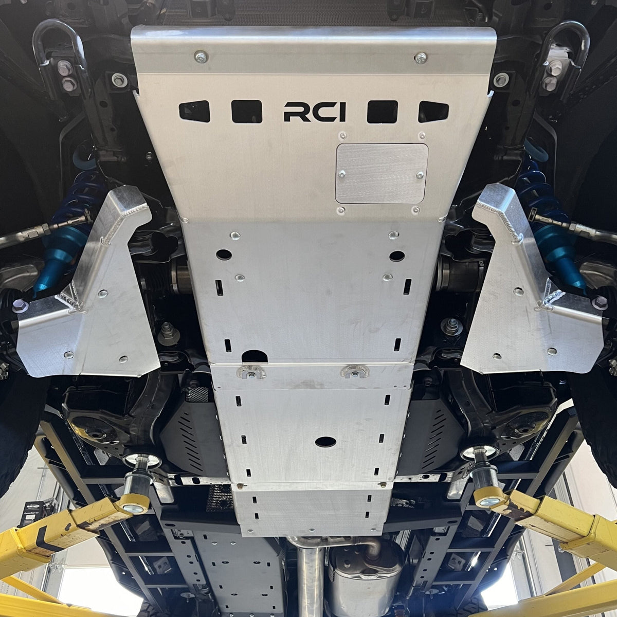 A-Arm Skid Plates Close-up Display on vehicle