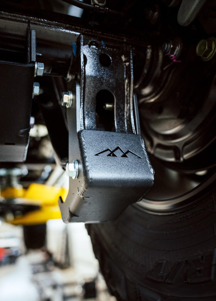 Rear Shock Mount Skids | 24-Present Tacoma Front View