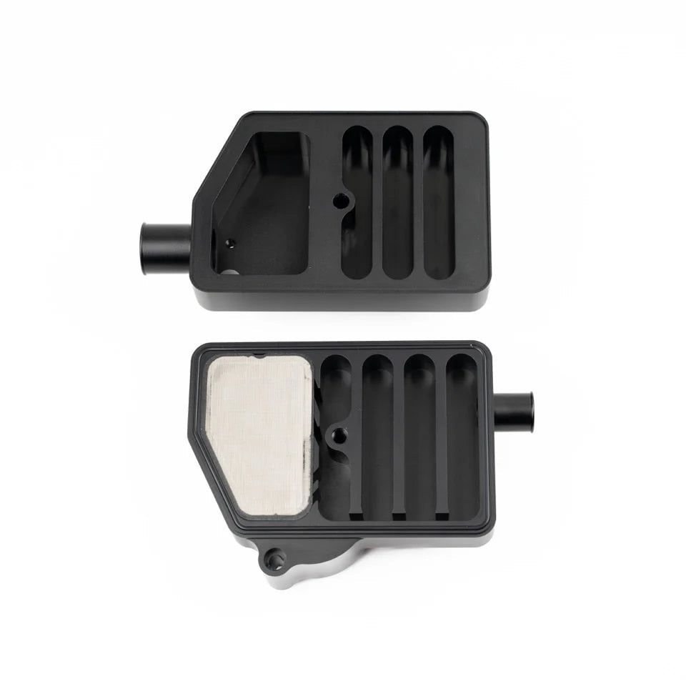 SPE Motorsport 2025+ 6.7L Powerstroke Recirculating CCV Front View