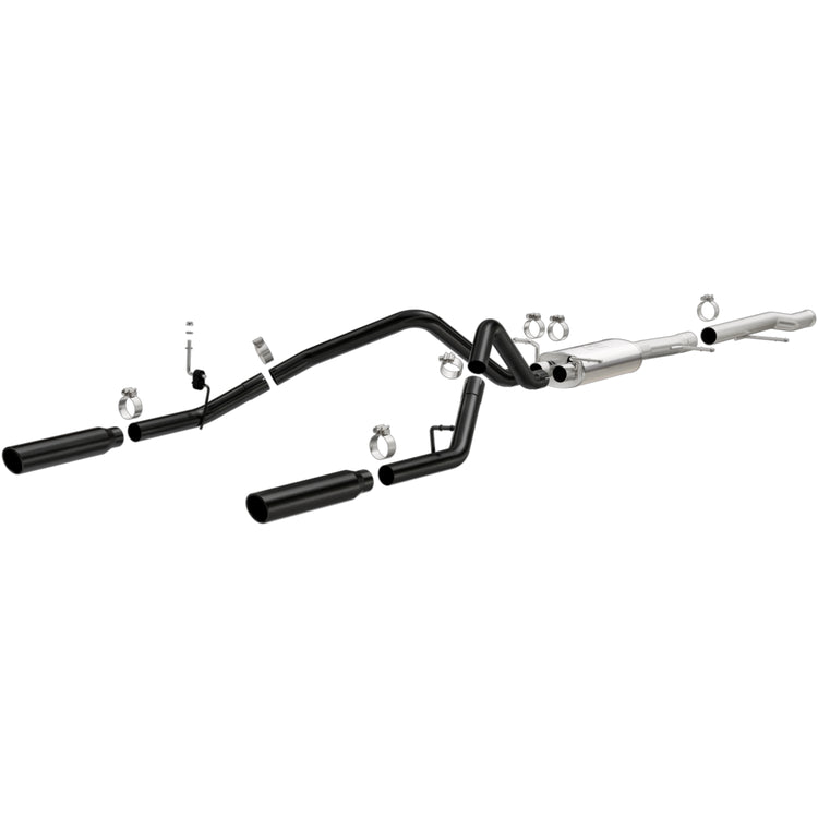 MagnaFlow Street Series Cat-Back Performance Exhaust System 15362 Front View