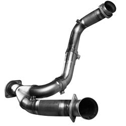 3" SS Comp. Only Y-Pipe. 2007-2008 GM Truck 4.8L/5.3L/6.0L. Connects to OEM.