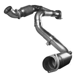 1-7/8" Header and Catted Connection Kit. 2007-2008 GM 1500 Series 4.8L/5.3L/6.0L Front View