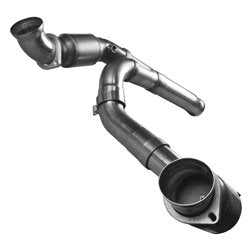1-7/8" Header and Catted Connection Kit. 2011-2013 GM 1500 Series Truck 6.2L. Front View