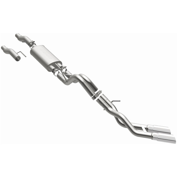 MagnaFlow 2011-2014 Ford F-150 Street Series Cat-Back Performance Exhaust System Front View