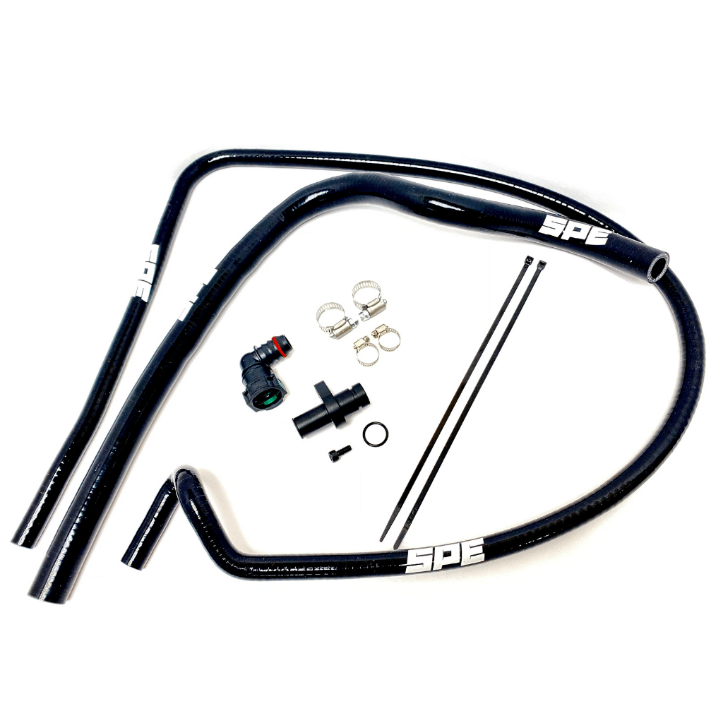 SPE Motorsport 2011-2024 6.7L Powerstroke Coolant Hose Reroute Kit