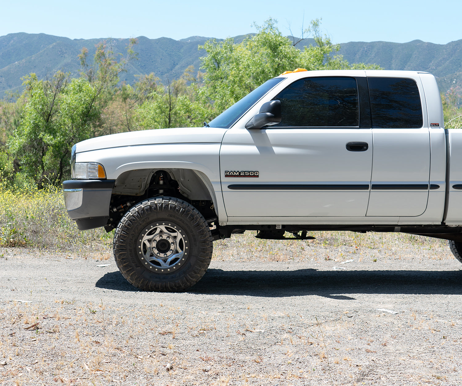 1994-2002 Ram 2500/3500 Backcountry Suspension System Display on vehicle