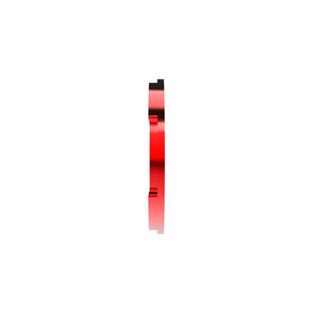 KC HiLites FLEX ERA 1 | Single Bezel Ring – Red Front View