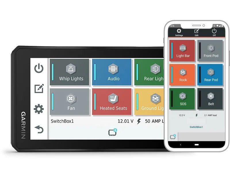 Garmin PowerSwitch™ Screen Display