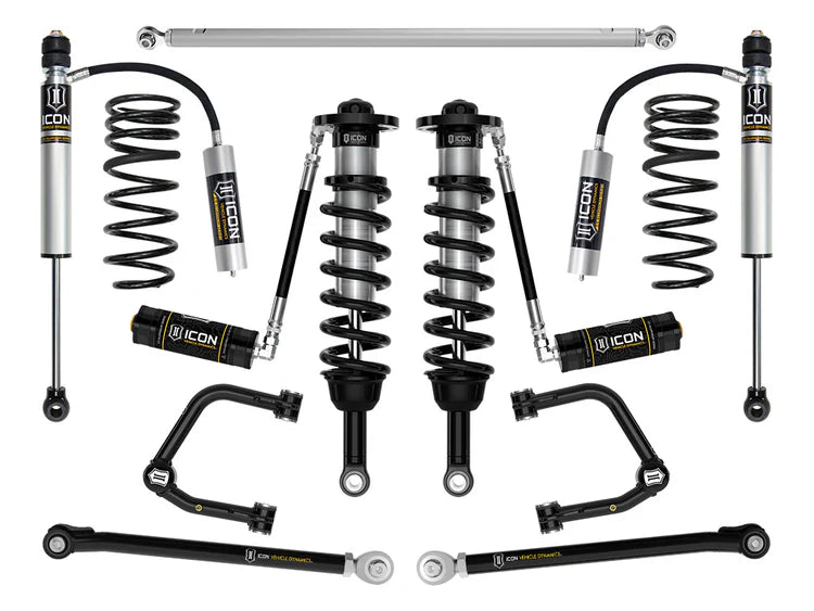 ICON 2025 Toyota 4Runner 2WD, 1.25-3" Lift, Stage 4 Suspension System, Tubular